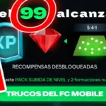 Cómo subir rápido de nivel en FC Mobile (Guía PRO 2026)